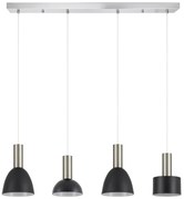 Φωτιστικό Οροφής Πολύφωτο Homelighting 77-8927 Flex Nickel