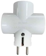 Πολύπριζο αντάπτορας ταφ 3 θέσεων 16Α/250V - Multi-socket adapter taf-0175025-184277