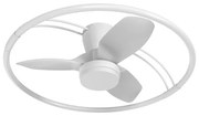 Ανεμιστήρας Οροφής Με Φως Led &amp; Τηλεχειριστήριο 80εκ. Eurolamp 300-25076