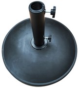 Βάση Ομπρέλας ArteLibre RUGEN 12kg Μαύρο Τσιμέντο-Πλαστικό 45x6cm