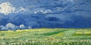 Αναπαραγωγή Wheatfield under thunderclouds (1890), Vincent van Gogh