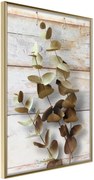 Αφίσα - Decorative Twigs - 40x60 - Χρυσό - Χωρίς πασπαρτού