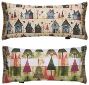 Χριστουγεννιάτικο Μαξιλάρι 2 Όψεων (30x60) Kentia Loft Snow 2423