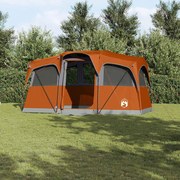 vidaXL Σκηνές Γκρι και πορτοκαλί 435 x 255 x 216 εκ. Πολυεστέρας