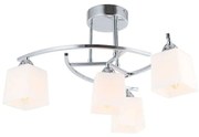 Φωτιστικό Οροφής - Πλαφονιέρα 683AVN1102 Φ51x32cm 4xE14 4W Chrome Opviq