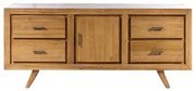 Artekko Hae Solid Teak Wood TV Stand (150x45x65)cm