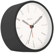 Ρολόι Επιτραπέζιο - Ξυπνητήρι Belle Numbers KA5915BK 11x5x11cm Black Karlsson Μέταλλο