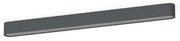 Φωτιστικό Οροφής-Πλαφονιέρα Soft 7533 95x6cm LED 16W Graphite Nowodvorski