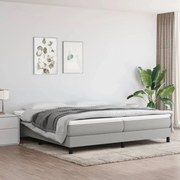 ΚΡΕΒΑΤΙ BOXSPRING ΜΕ ΣΤΡΩΜΑ ΑΝΟΙΧΤΟ ΓΚΡΙ 200X200 ΕΚ. ΥΦΑΣΜΑΤΙΝΟ 3144101