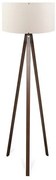 Φωτιστικό δαπέδου PWL-1059 Pakoworld Ε27 καρυδί-μπεζ Φ38x140εκ 202-000001 Μπεζ