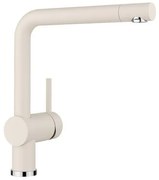 Blanco Linus SILGRANIT® Soft White Μπαταρία Κουζίνας με Περιστρεφόμενο Ρουξούνι