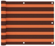 Διαχωριστικό Βεράντας Πορτοκαλί/Καφέ 75 x 600 εκ. Ύφασμα Oxford