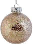 Χριστουγεννιάτικη Μπάλα Πλαστική 8cm 53172b