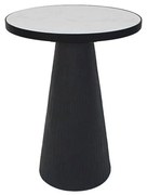 Liberta LAMP SIDE TABLE ΦΥΣΙΚΟ ΜΑΥΡΟ 36x36xH55cm 36x36xH55cm 04-1139