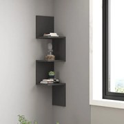 Ραφιέρα γωνιακή τοίχου Insta ανθρακί 25x25x105,5 εκ. 25x25x105.4 εκ.