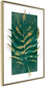 Αφίσα - Gilded Palm Leaf - 40x60 - Χρυσό - Χωρίς πασπαρτού