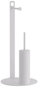 Σταντ Για Χαρτί Υγείας + Πιγκάλ (Φ28x60) Pam &amp; Co 4-400-033 Matt White