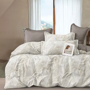 Κουβερλί Υπέρδιπλο (Σετ 220x240) 2 Όψεων Rythmos Spirit Ivory