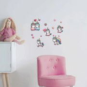 Lovely Unicorn αυτοκόλλητα 3 επιπέδων M Ango 14511