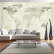 Αυτοκόλλητη φωτοταπετσαρία - Green continents - 245x175