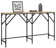 vidaXL Τραπέζι Κονσόλα Sonoma Δρυς 140 x 29 x 75 εκ. Επεξεργ. Ξύλο