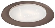 Πλαφονιέρα Οροφής Καφέ 46,5xH6,5cm LED 3000K 2400lm Eglo Penjamo 99704