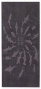 Πετσέτα Θαλάσσης Shark Style Grey Nef-Nef Θαλάσσης 80x160cm 100% Cotton