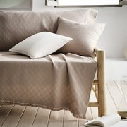 Ριχτάρι Πολυθρόνας (180x180) Gofis Home Ilania Sand Beige 318/05