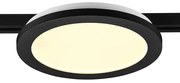 Σποτ Ράγας Duoline 76921532 Φ26x2cm Dim Led 1400Lm 13W 3000K Black Trio Lighting