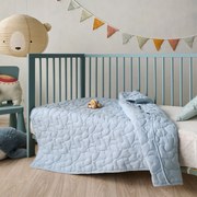 Κουβερλί Βρεφικό Imani 19 Blue Kentia 110x140cm Microfiber-Polyester