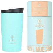 ESTIA ΘΕΡΜΟΣ TRAVEL MUG SAVE THE AEGEAN 350ml BERMUDA GREEN