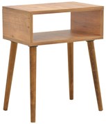 Κομοδίνο Hank pakoworld σε φυσική απόχρωση 45x30x60εκ (1 τεμάχια)
