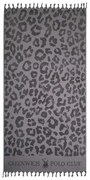 Πετσέτα Θαλάσσης 3836 Grey Greenwich Polo Club Θαλάσσης 90x170cm 100% Cotton