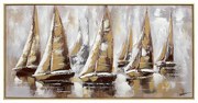 Πίνακας σε καμβά Yelkan Inart με πλαίσιο 120x3.5x60εκ