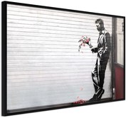 Αφίσα - Banksy: Waiting in Vain - 60x40 - Μαύρο - Χωρίς πασπαρτού