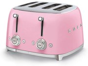 Smeg TSF03PKEU Φρυγανιέρα 4 Θέσεων 2000W Ροζ