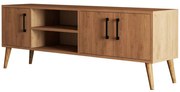 Έπιπλο Τηλεόρασης Exxen 389MZA1170 150x35x53cm Oak