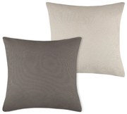 Διακοσμητικό Μαξιλάρι 2 Όψεων (50x50) S-F Duo Taupe/Lin C11490314