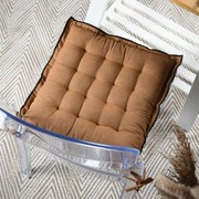 Μαξιλάρι Καρέκλας 2 Όψεων (38x38+4) S-F Helios Camel CUD092008GAL