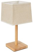 Φωτιστικό Επιτραπέζιο Kolipe 02038 20x20x38cm 1xE27 Beige GloboStar