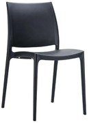 SIESTA MAYA ΚΑΡΕΚΛΑ BLACK ΠΟΛ/ΝΙΟΥ 44Χ50Χ81εκ.20.0144