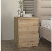 Κομοδίνο Breve Megapap sapphire oak 39,8x41,8x55εκ. GP042-0268,1-GP042-0268,1-Καφέ GP042-0268,1