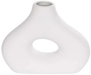 Βάζο Horizon 21253 18x6x15cm White GloboStar Κεραμικό