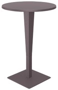 RIVA BAR ΤΡΑΠΕΖΙ Φ70/108εκ. BROWN ΠΟΛ/ΝΙΟΥ
