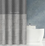 Κουρτίνα Μπάνιου Αδιάβροχη Polyester Stencil Silver 240x185εκ. Guy Laroche