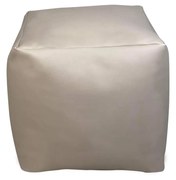 Tesias Πουφ σκαμπό Γκρι Ελεφαντί Δερματίνη 45x45x45cm
-Tesias  TES-1441