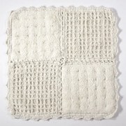 Πατάκι Μπάνιου Biscuit Ecru Down Town 75 x 75cm 100% Βαμβάκι