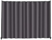 VEVOR Room Divider Portable Panel Room Divider with Wheels Privacy Screen Gray