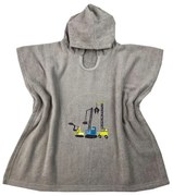 Πόντσο Παιδικό Excavators Grey Astron