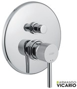 Μίκτης Εντοιχισμού 2 Εξόδων industrial Vicario Chrome 512050D-100
